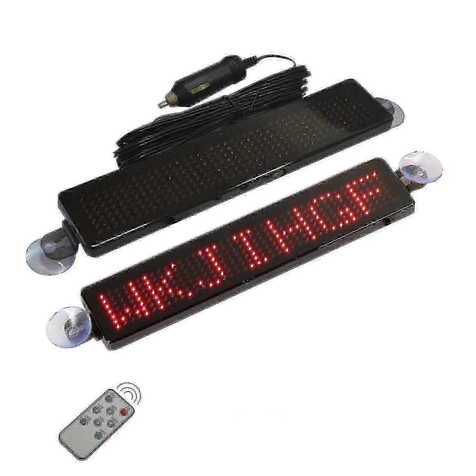 Clearance DC 12V LED Remote Control Programmable Scrolling Message Sign Board