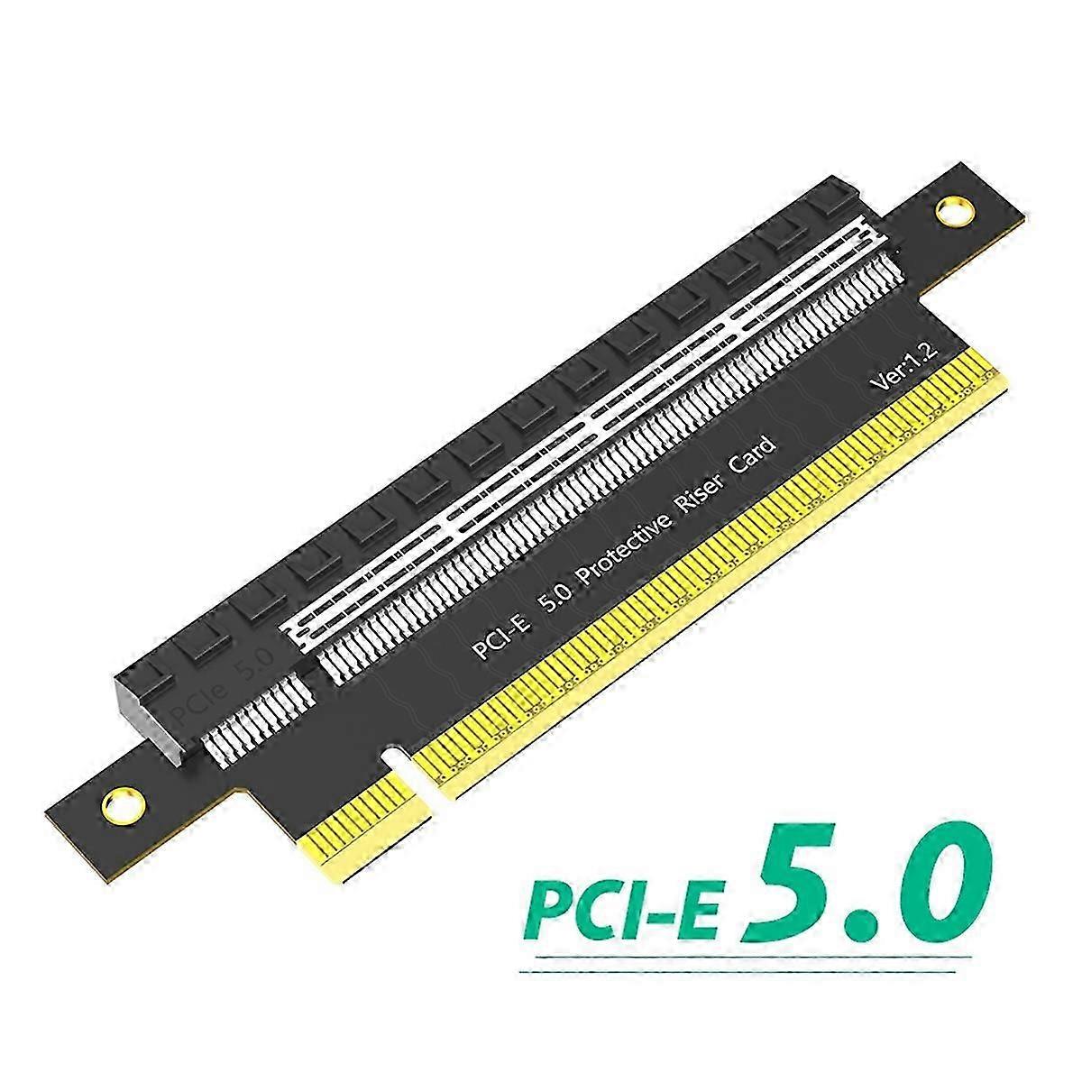 PCI-E Express 5.0 16X Extender Riser-Kartenadapter, Stecker auf Buchse