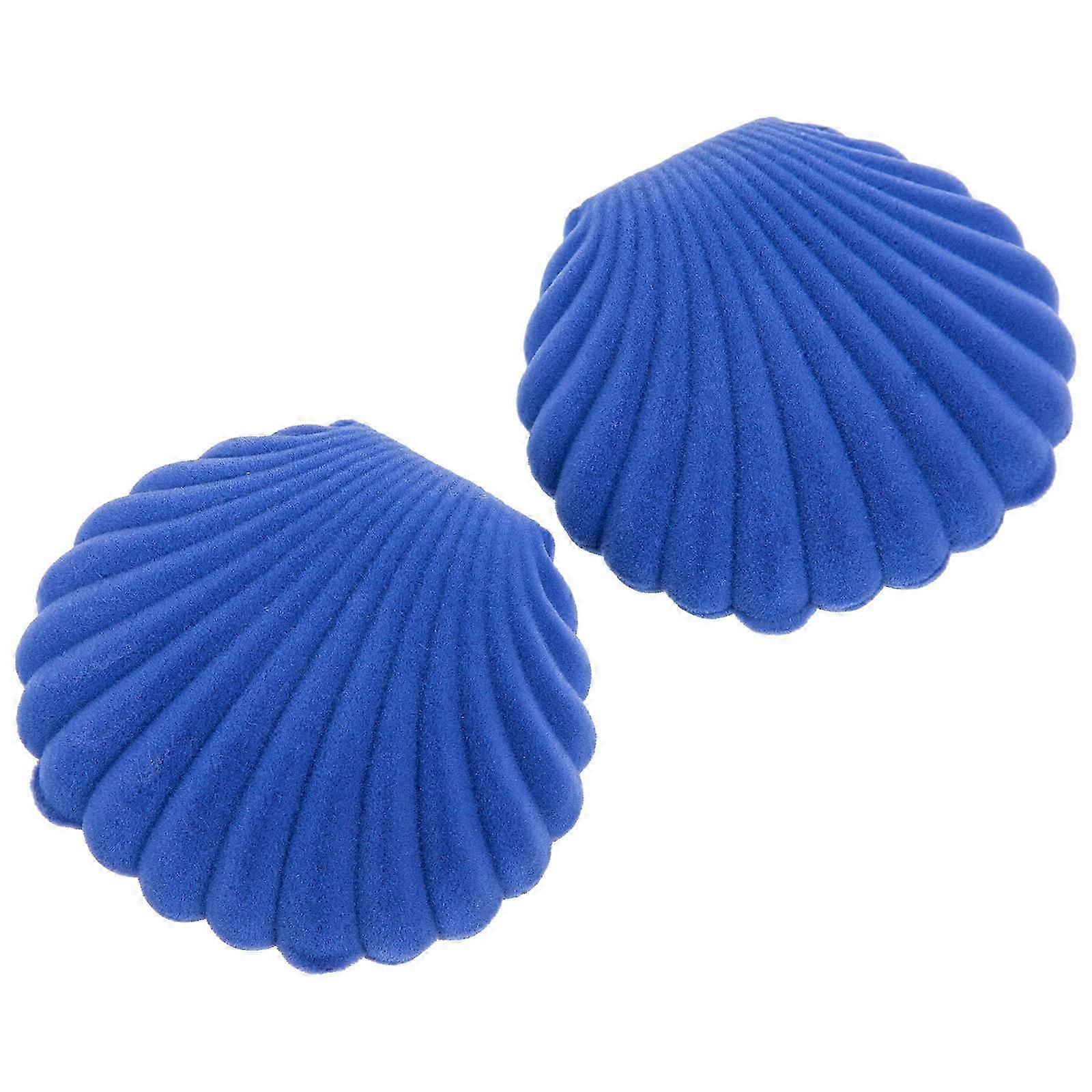 Earring Displaying Case Blue Shell Jewelry Box for 2Pcs Storage Use