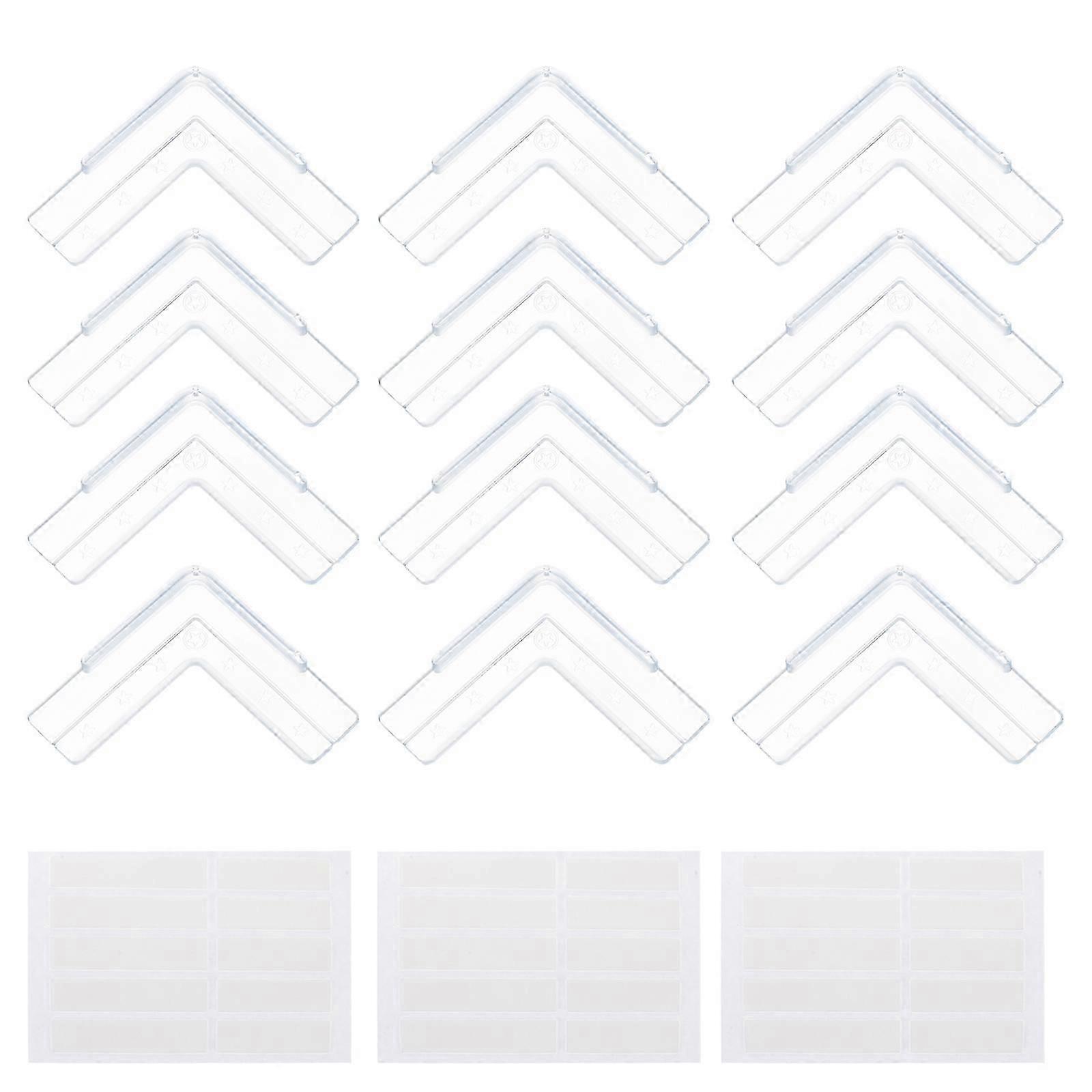 12pcs Edges Protectors Cuttable Sharp-corner Protectors Safe Corner Guards for Window