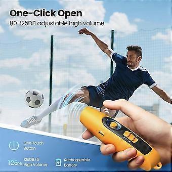 Electronic Whistle with USB Charging,for Referee Coaches Teacher,Outdoor Sport Game Camping Whistle with Lanyard Yellow