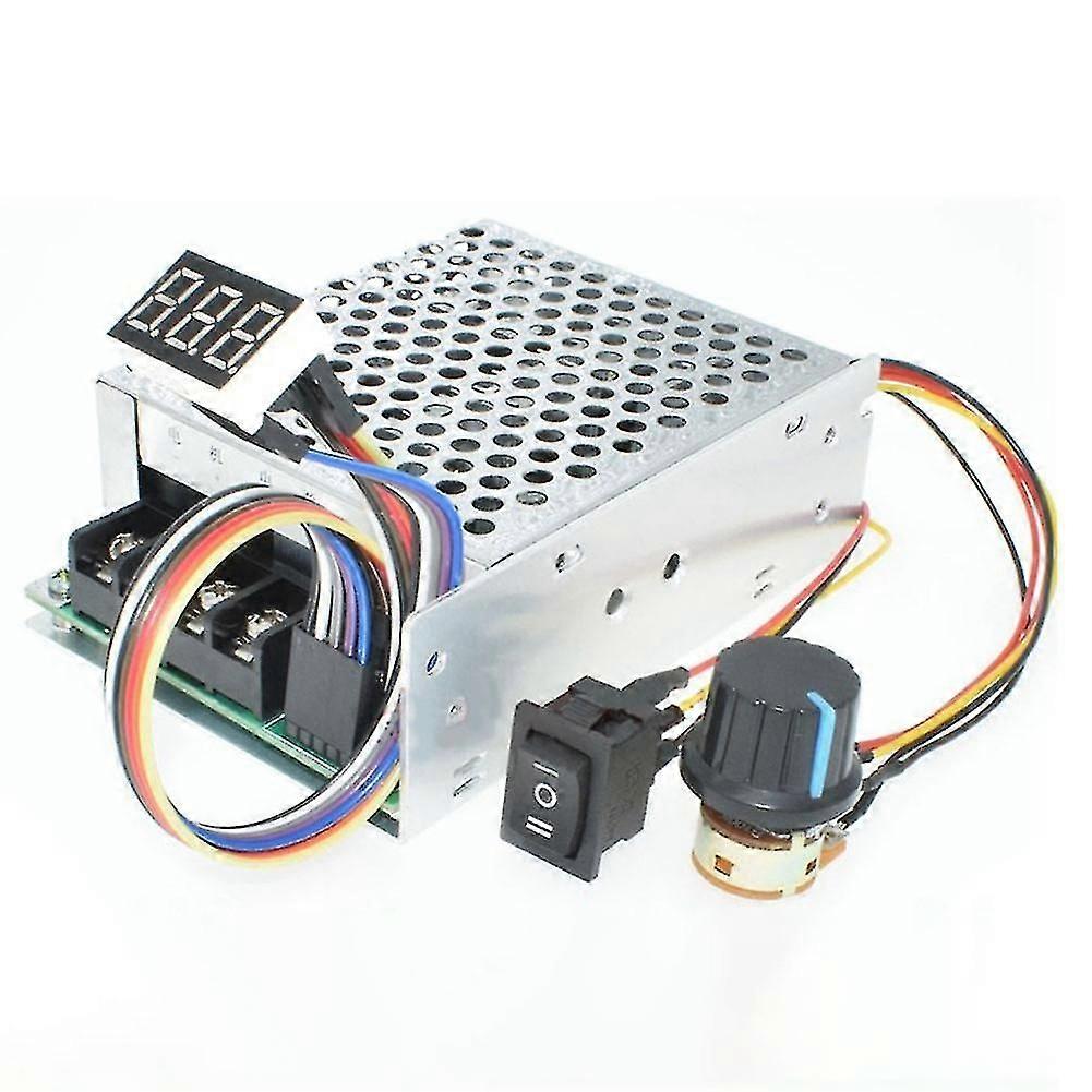 Pwm Dc 12/24/36/48v 40a Brushed Motor Positive Reverse Variable Speed Controller