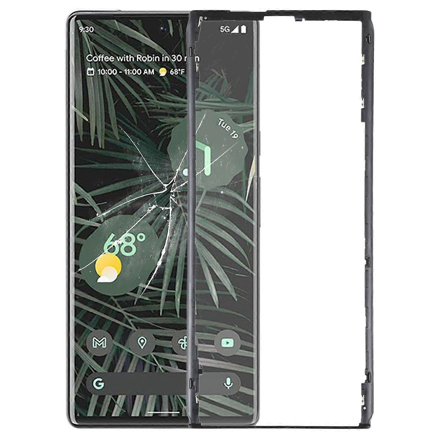 מסגרת קדמית למסך LCD עם מסגרת עבור גוגל פיקסל 6 פרו