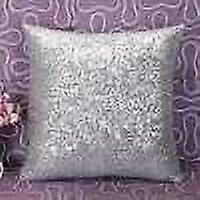 Pillows Solid Color Glitter Sequins Throw Case Cafe Home Decor Cushion Covers Home Silver