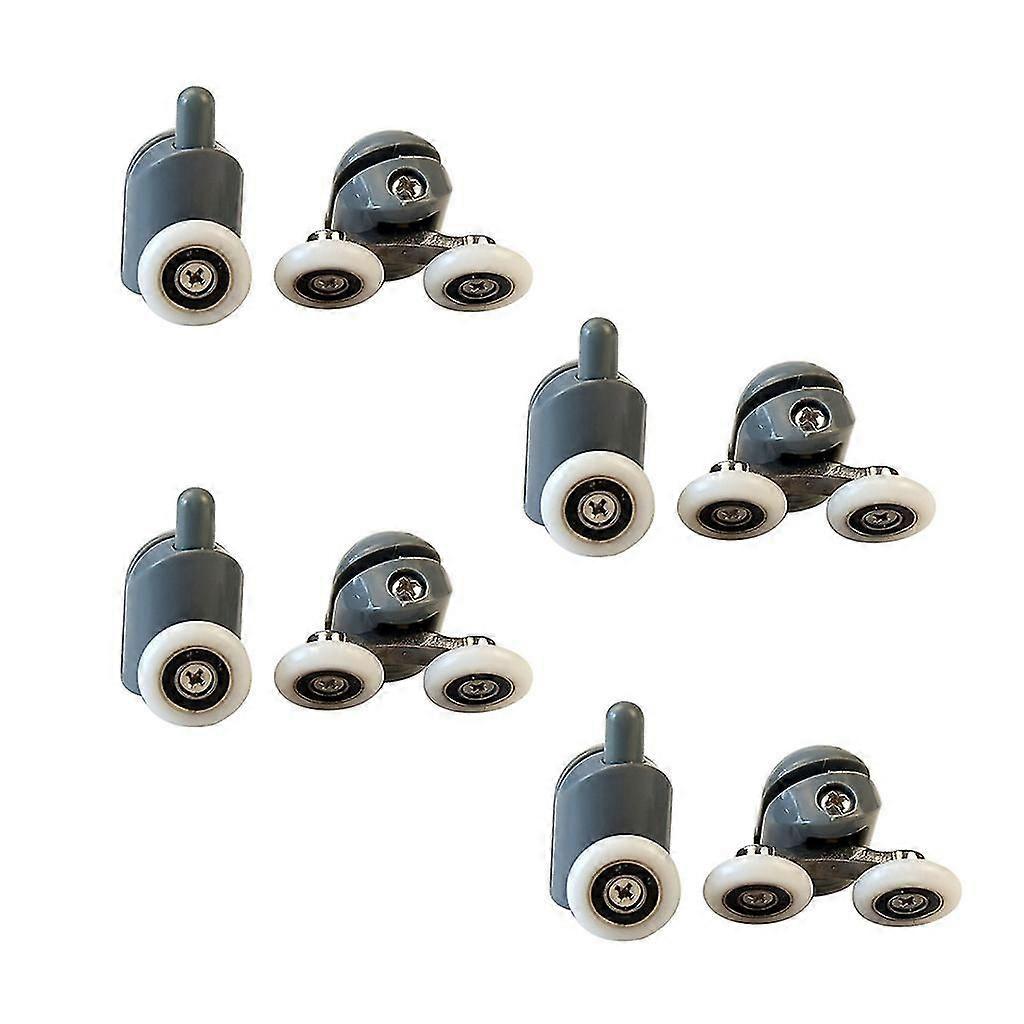 8 Pack Smooth Shower Door Runners Replacement 4 Upper Rollers 4 Bottom Rollers G