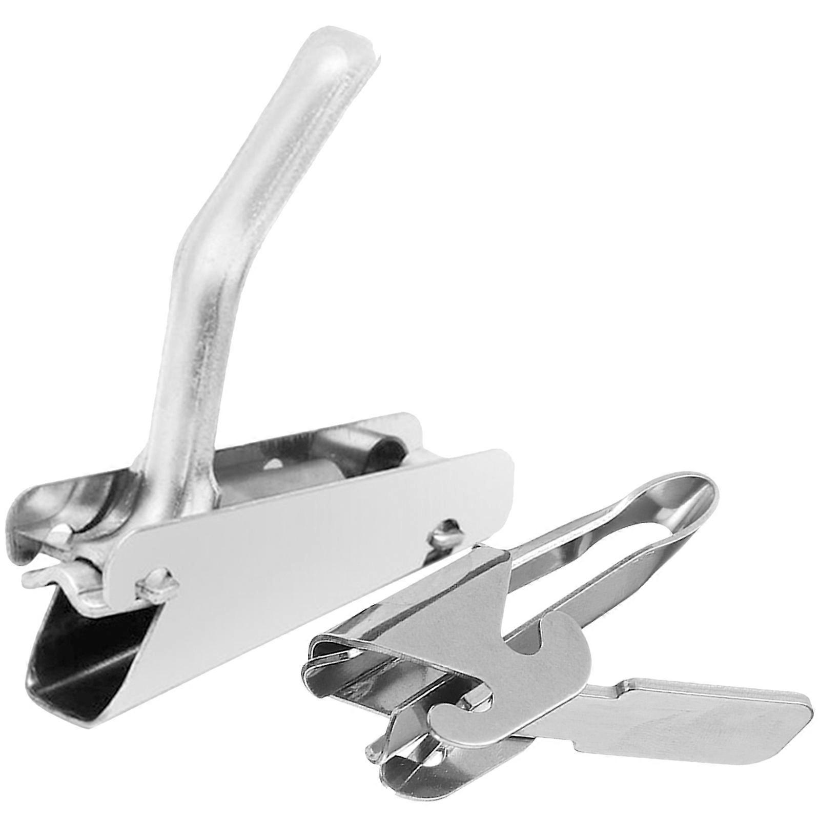 2 Pcs Stainless Steel Pine Nut Plier Practical Pine Nut Peanut Sheller