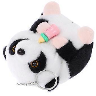 Stuffed Panda Plush Toy Small Panda Doll Keychain for Decor 1 Piece