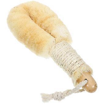 Bath Brush Exfoliating Shower Brush Bath Scrubber Brush Bathing Brush with Wood Handle