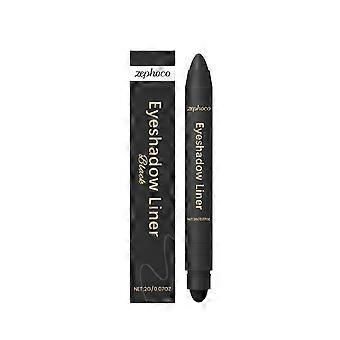Schwarzer 2-in-1 Eyeliner-Stift, glatt und seidig, geeignet für verschiedene Anlässe, natürliches Augen-Make-up, einfach anzuwenden für Anfänger 2G (schwarz)
