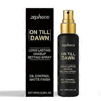 Professionele make-up setting spray voor de vette huid, 24 uur fixatie, matte afwerking, zweetbestendig, veegvast voor dagelijks gebruik