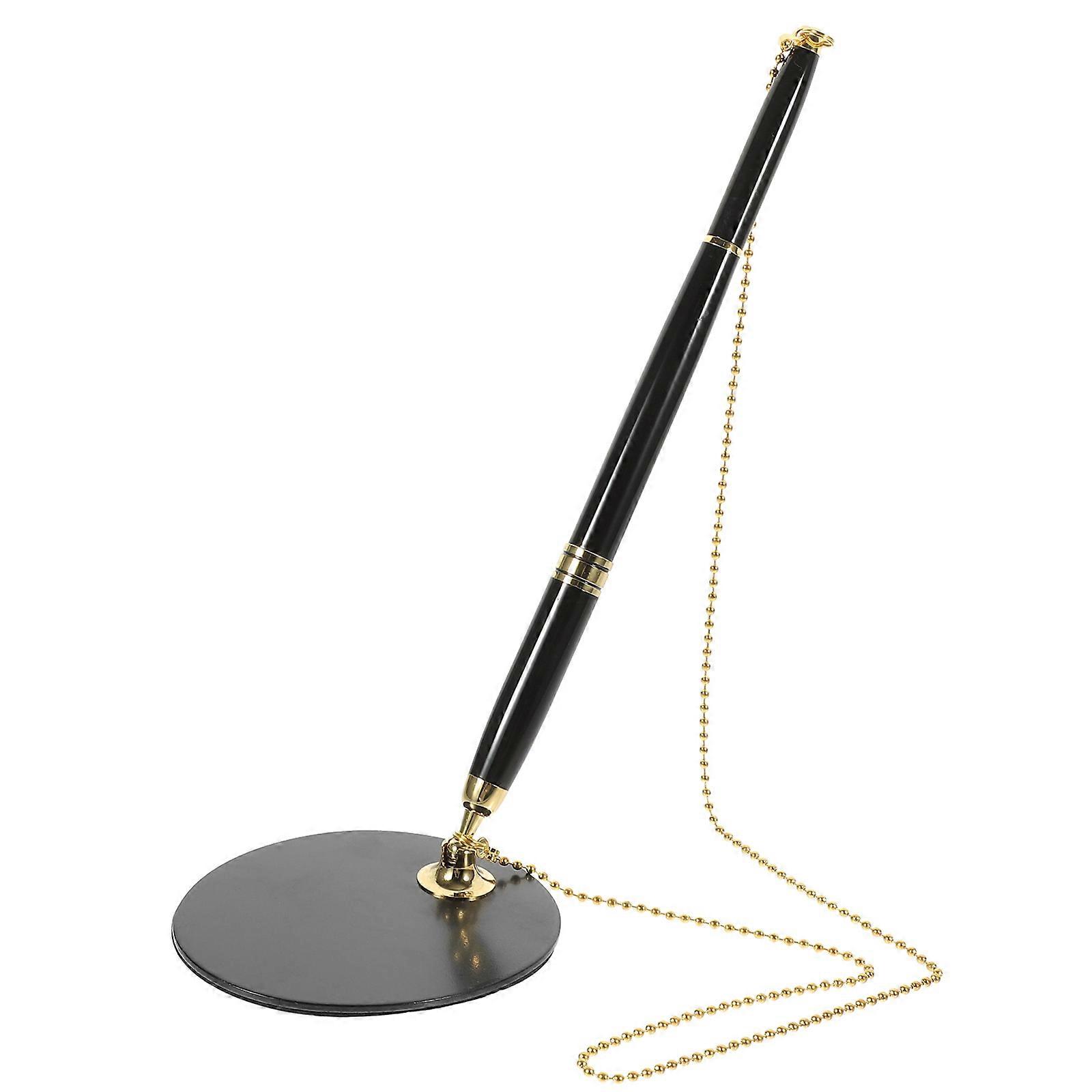 Safety Pen Multi-Function Pen with Chain for Bank Table Use