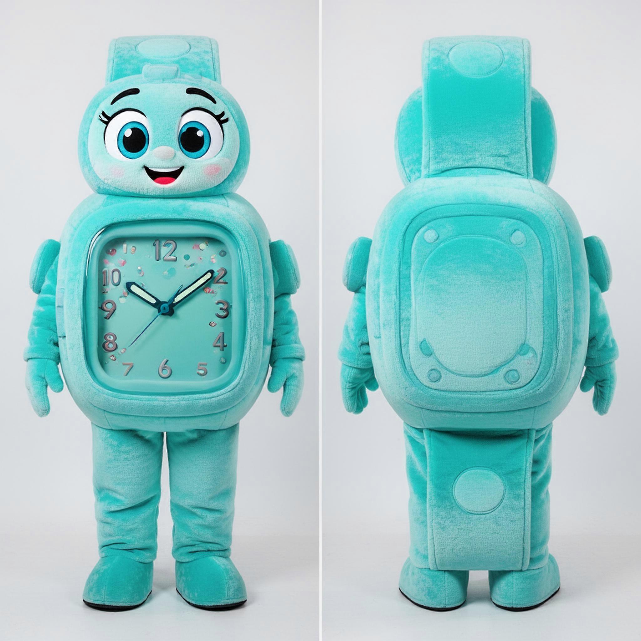MASTICOT Turquoise Oversized Wrist Watch Mascot