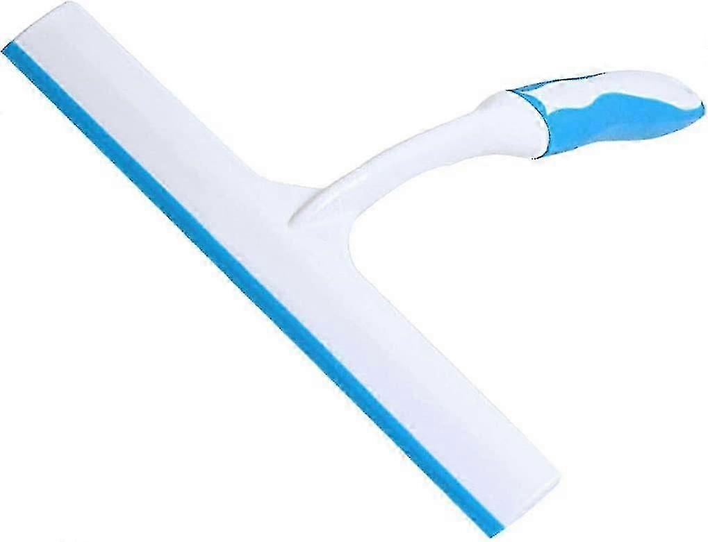 Window Squeegee, Rubber Glass Wiper Cleaner Scraper For Bath, Kitchen(blue)