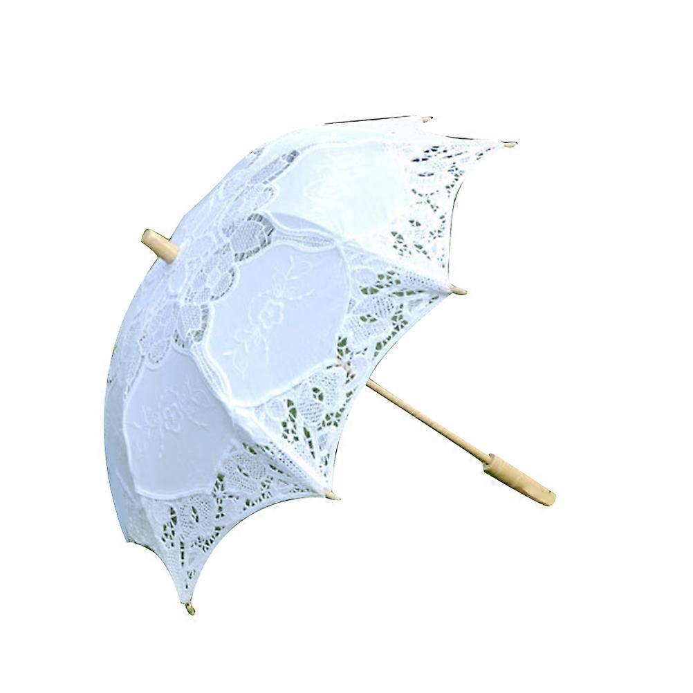 Lace Umbrella Lady Stage Show Function for Wedding Decoration