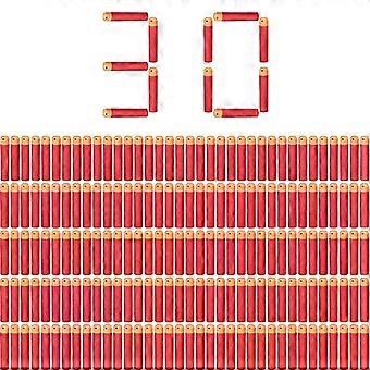 FRENSIT Mega Darts 30 PCS Refill Pack Compatible Mega Foam Bullets For Nerf N-Strike Mega Series Blasters Toy Gun - Red And Blue