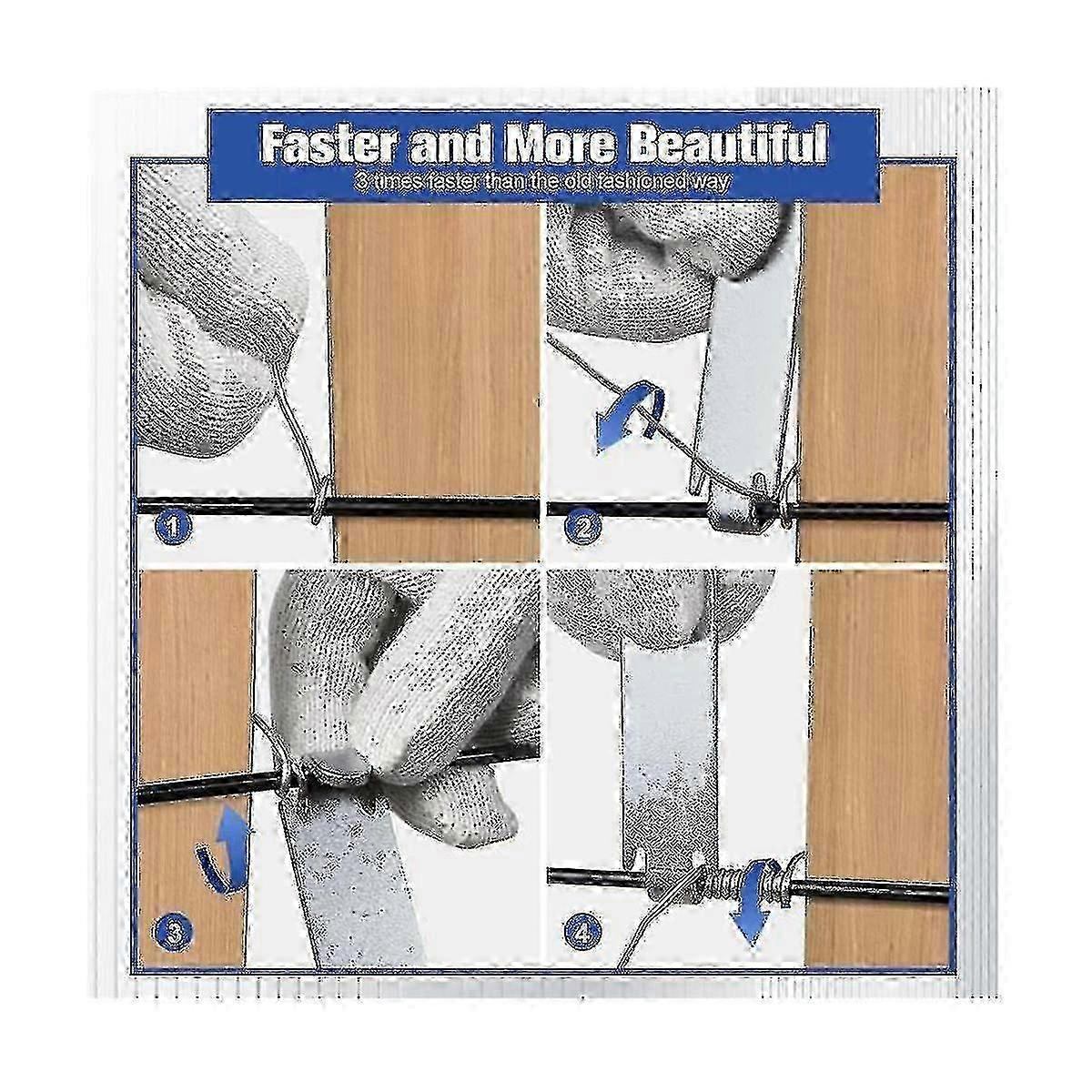 Efficient Galvanized Fence Twister