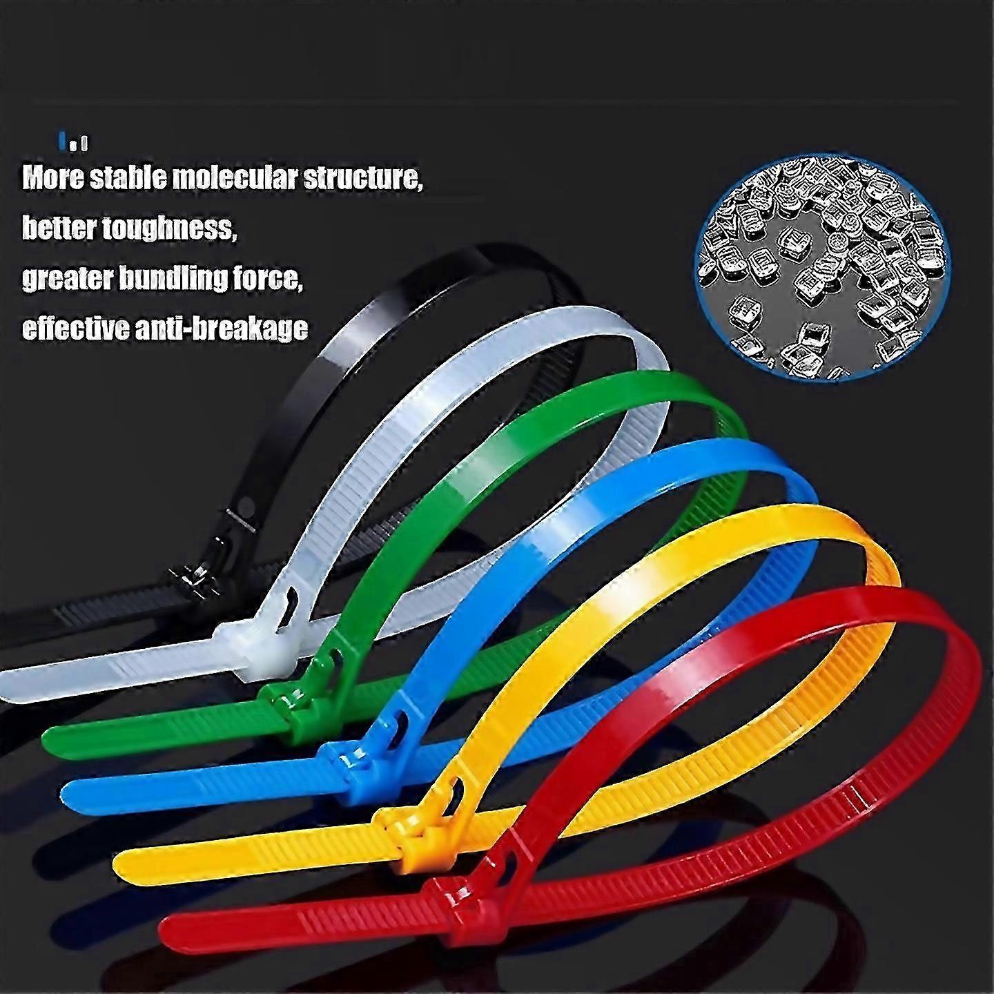 Reusable Weather-resistant Nylon Cable Ties