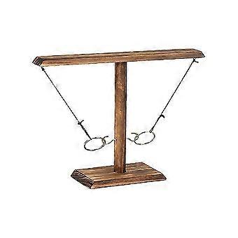 Wooden Hook And Loop Throwing Game