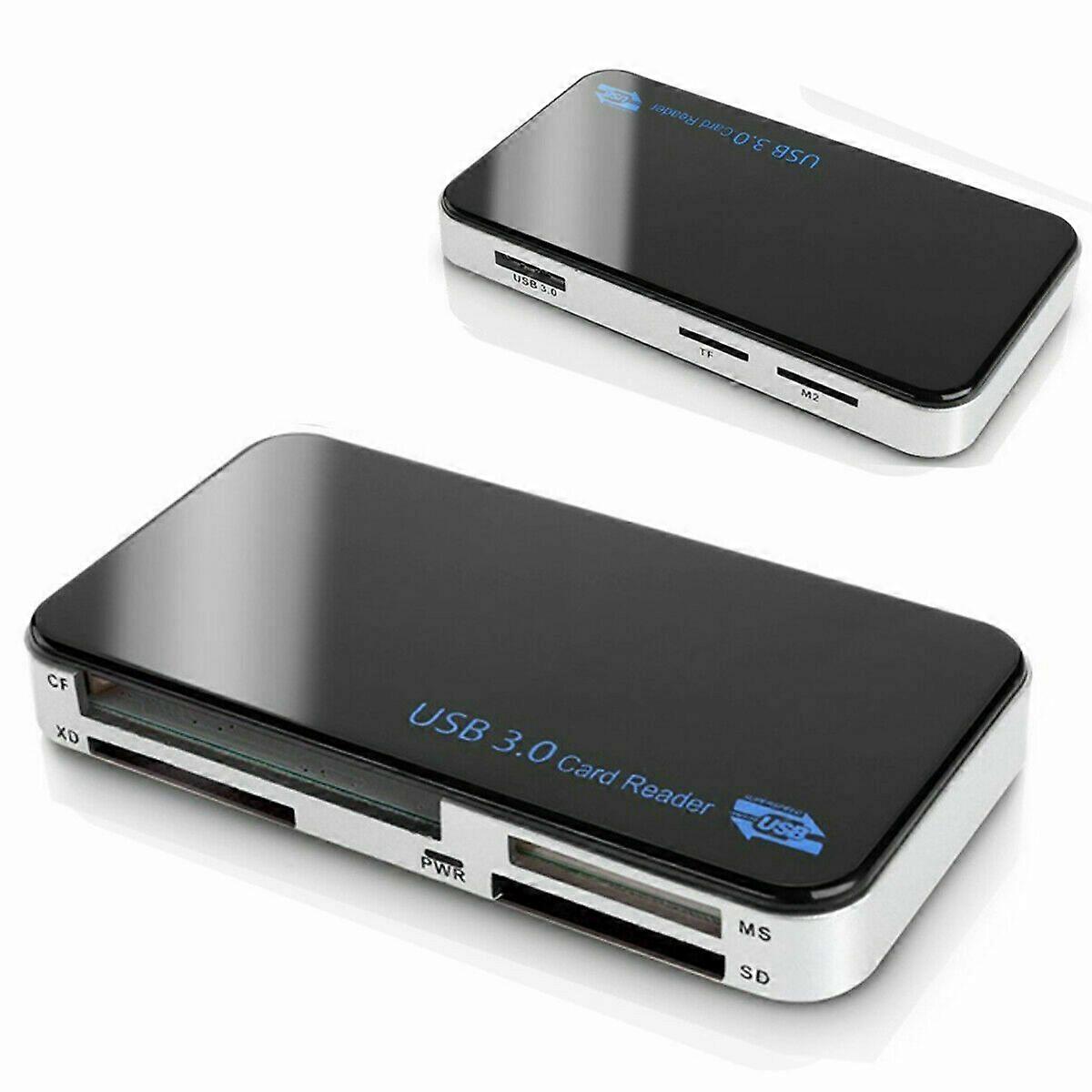 USB 3.0 Memory Card Reader 5Gbps Adapter fit for TF/CF/SD/Micro SD/XD/M2/MS Card Fg