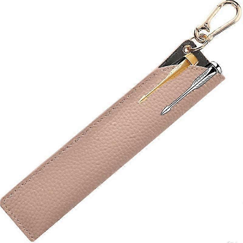 Leather Touch Pen Clip Holder