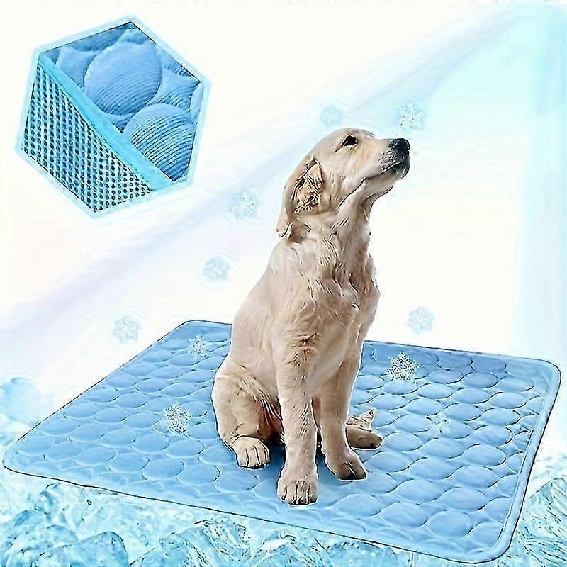 Circular-Embossed Self-Cooling Dog Mat