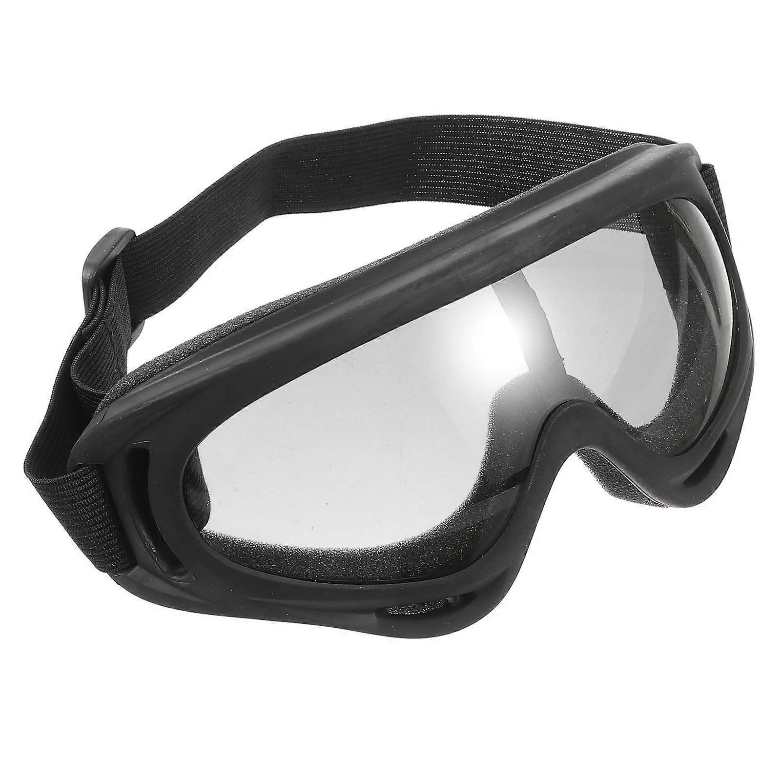 Lunettes de ski de protection contre le vent, 1 pièce, noires, pour activités de plein air