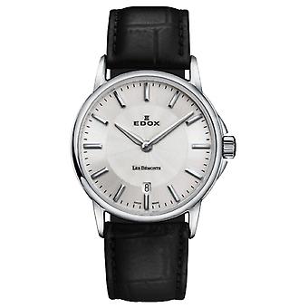 Edox les bémonts Women's Analog Quartz Watch with Cowhide Bracelet 57001 3 AIN