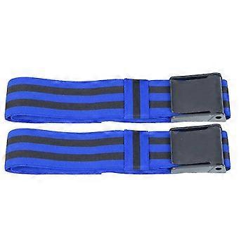 Fasce per le gambe BFR, realizzate in nylon.