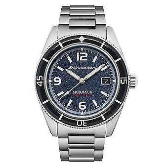 Spinnaker vintage fleuss watch for Men's Analog Automatic with Stainless Steel Bracelet SP-5055-22