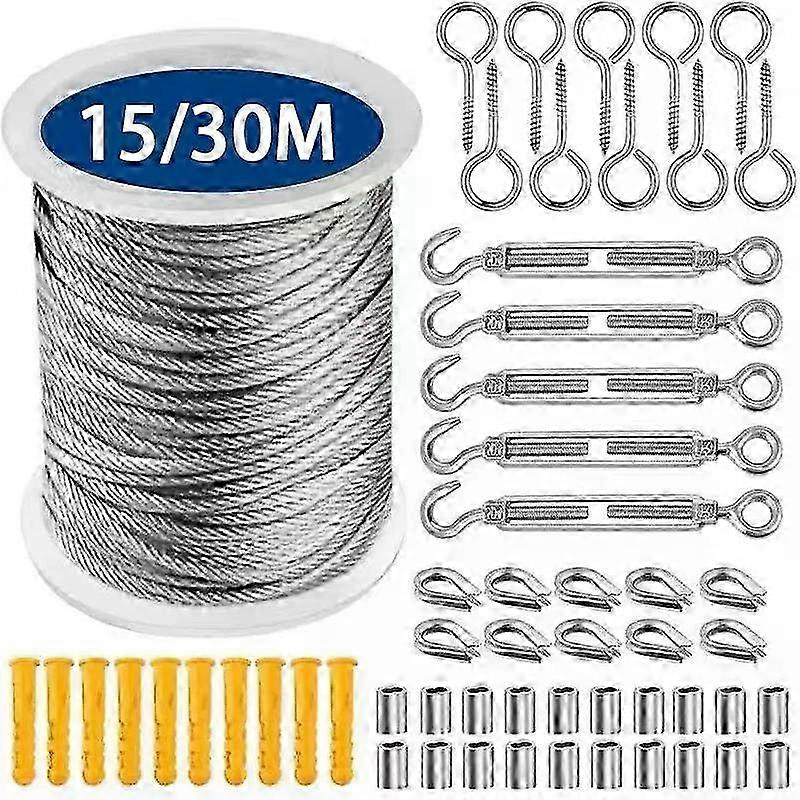 304 Stainless PVC Cable Assembly Kit