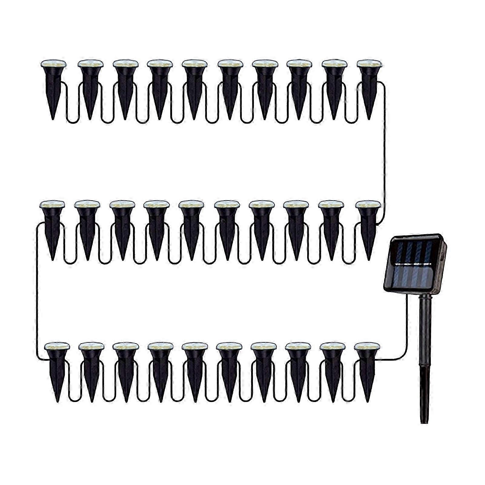 Blue Glow Solar Disk Lights IP65