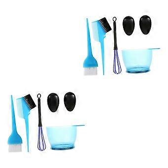 10pcs Hair Dye Kit with Non Slip Mixing Bowl, Precision Brush and Comb for Home and Salon Use