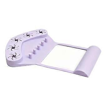 Silicone Manicure Arm Rest Holder with Glue Storage Box, Nail Art Hand Rest Stand for Practice, Pedicure Salon Home DIY Workstation yfsy