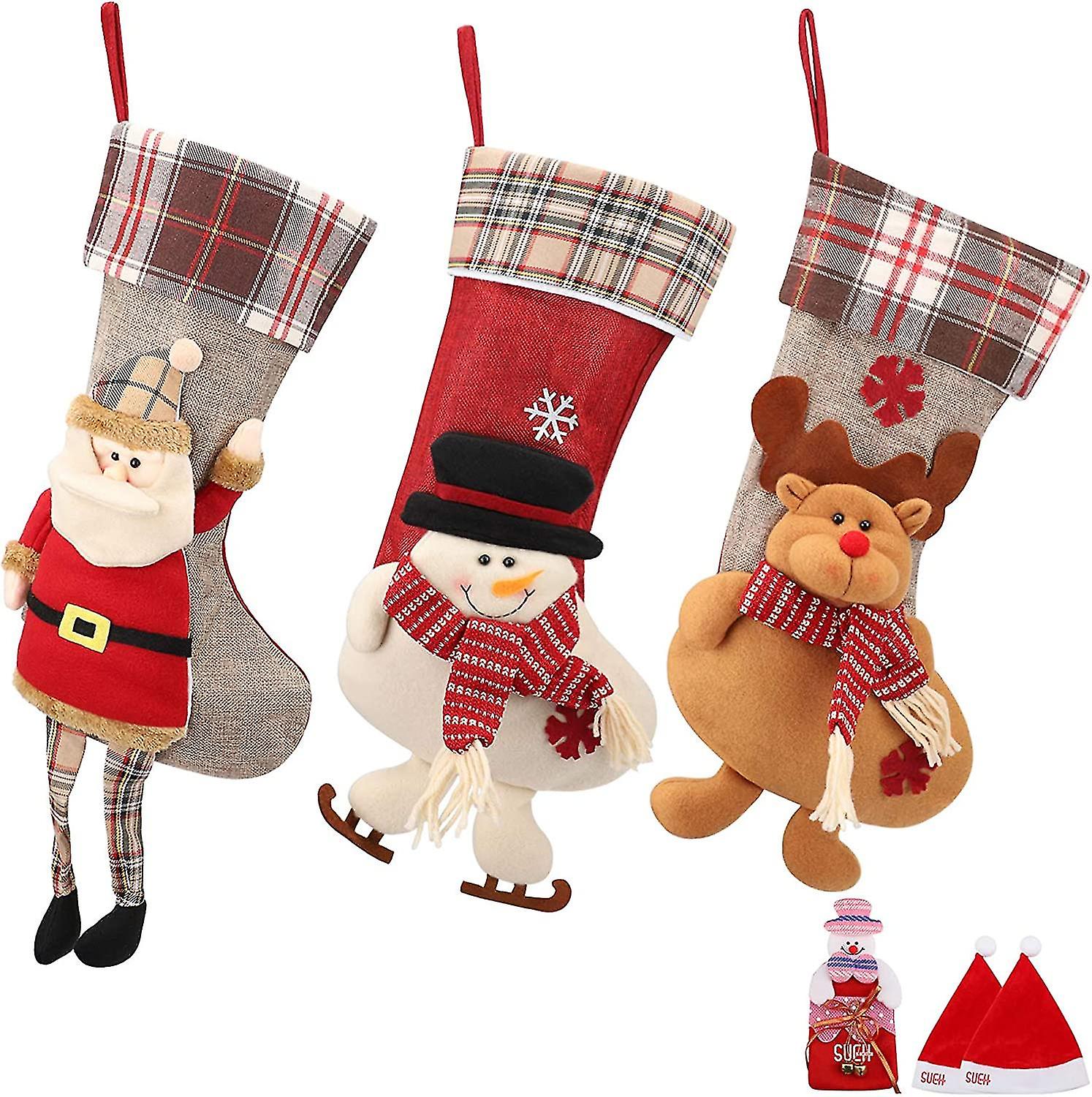 Karácsonyi zokni ajándék táska nagy karácsonyi zokni 48cm