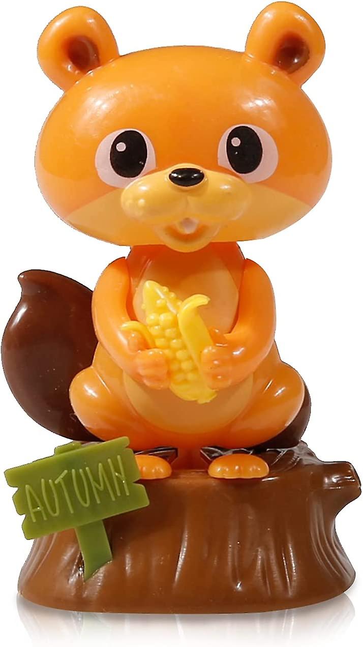 Solar Dancing Animal Car Dashboard Decorations Shaking Body (squirrel)
