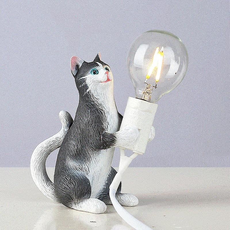 Cat Light Animal Night Light, Power Plug:UK Plug