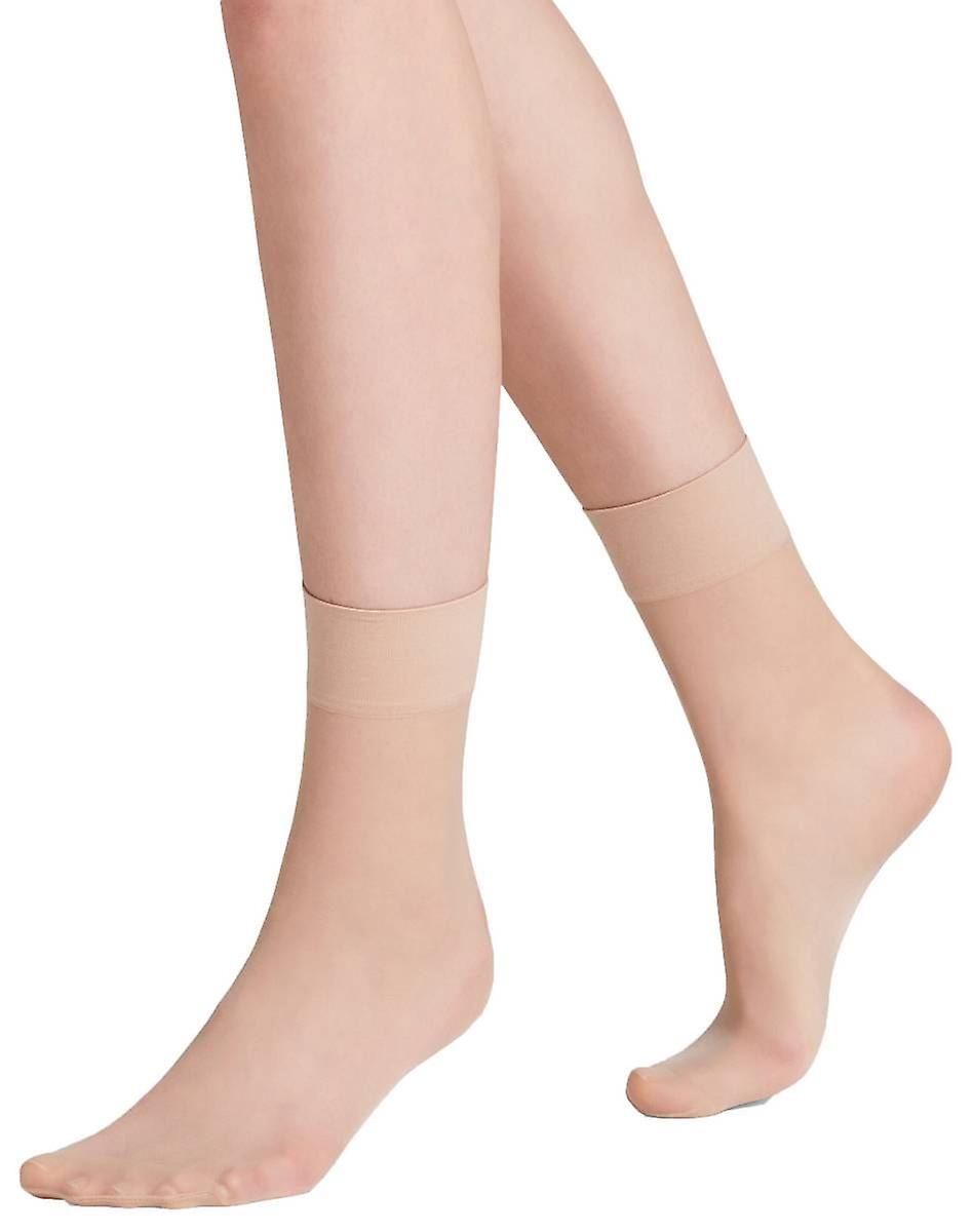 Falke Pure Matt 20 Denier Anklets - Crystal Cream
