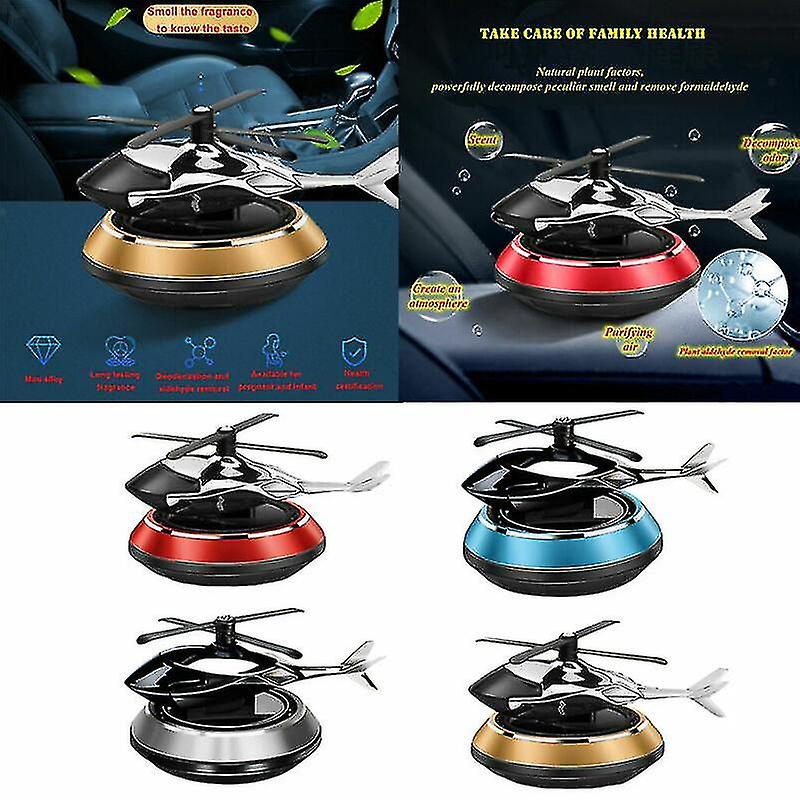 Car Decoration Airplane Solar Powered Air Freshener Aromatherapy Diffuser