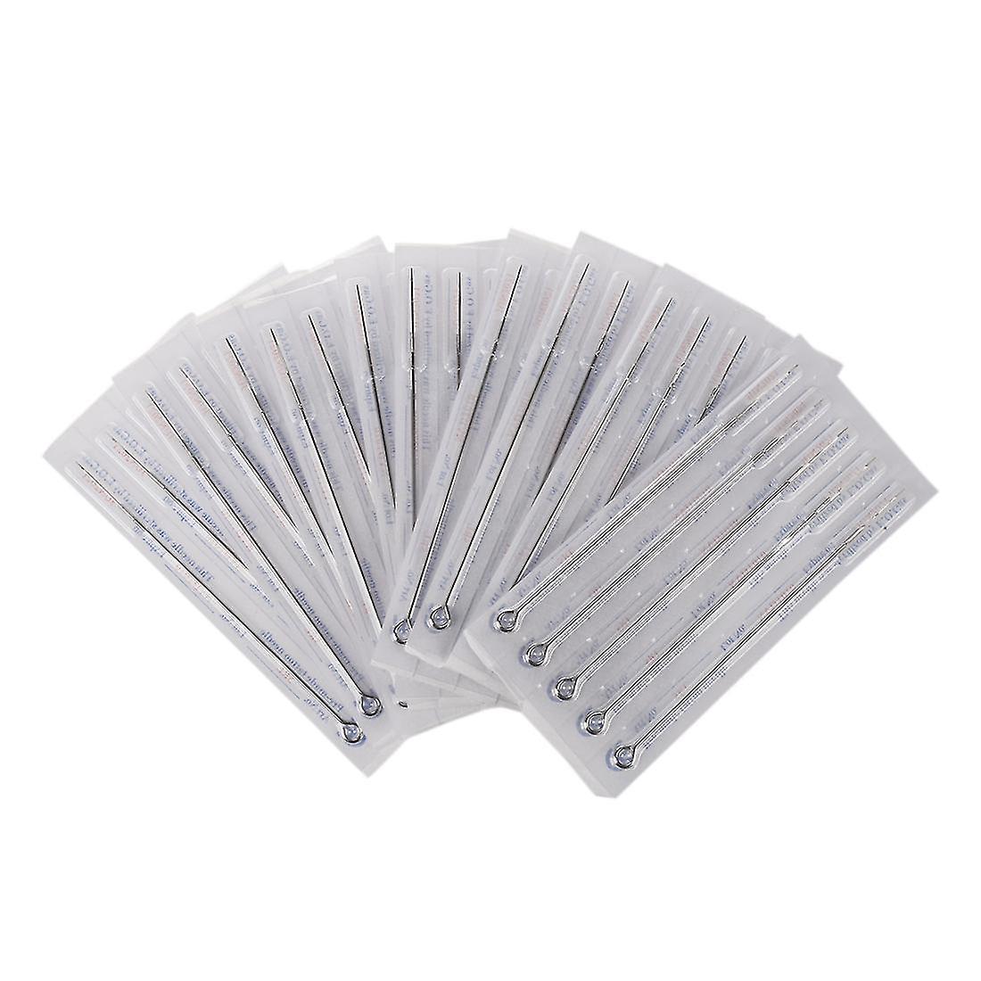 Professional 50 Pcs Disposable Tattoo Needles Size 5rl Makeup