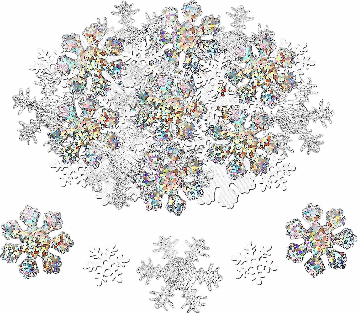 Large Snowflake Christmas Confetti Confetti Table Decoration Winter Snowflake Christmas Confetti Tab