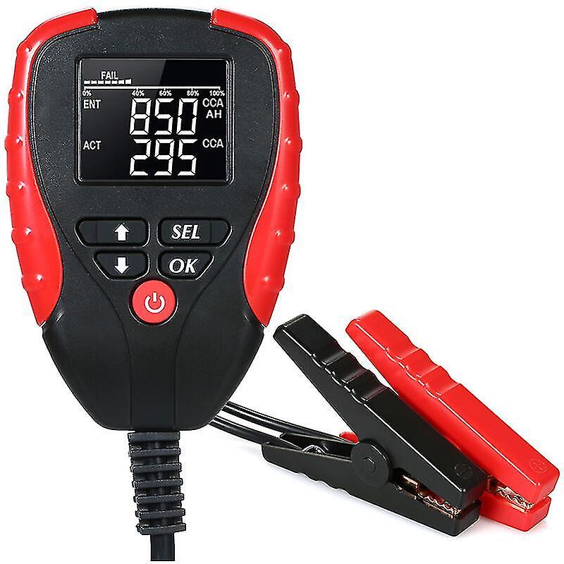 Digital 12v Vehicle Battery Tester With Ah/acc Mode Automotive Battery Charging Tester Automotive An