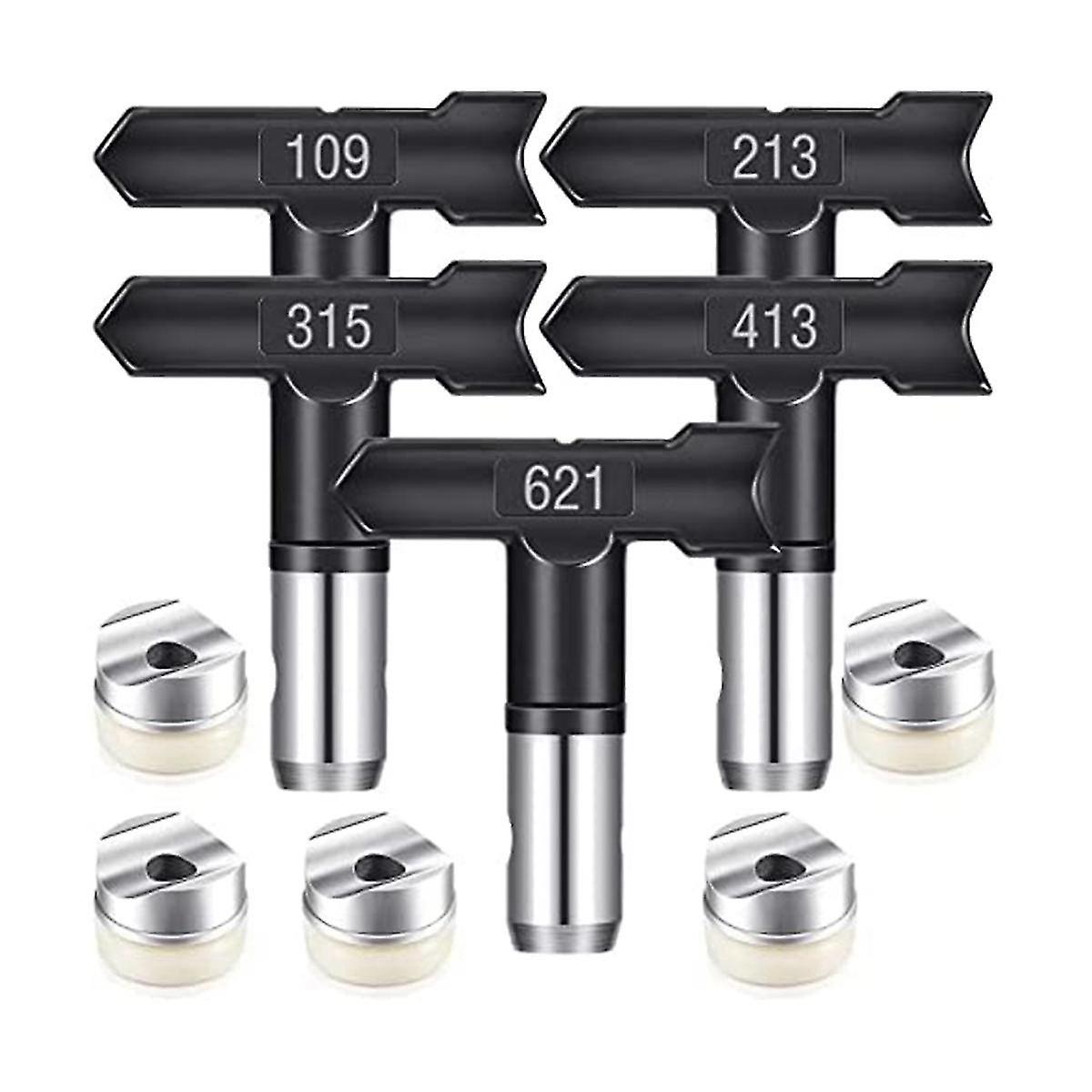 5pcs Nozzle Tip Reversible Tips Less Er Nozzle Tips (109, 213, 315