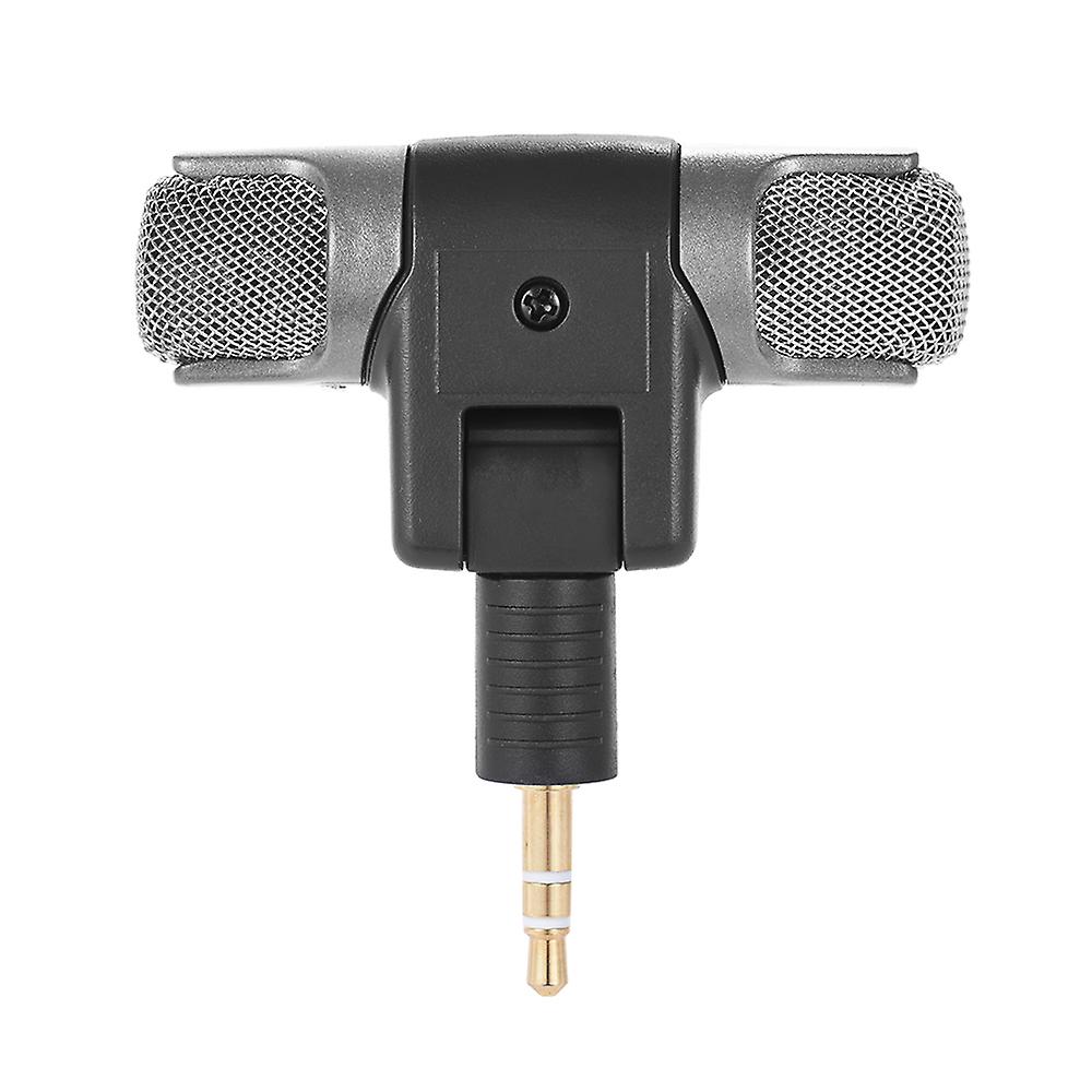 External Stereo Mic Microphone With 3.5mm To Mini Usb Micro Adapter Cable