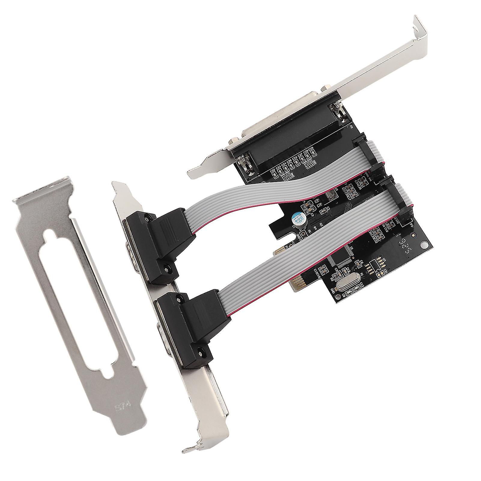 PCI-E to 2 Serial Card 1 Parallel Port Card Desktop PCI Expansion Card LPT Port Adapter Card