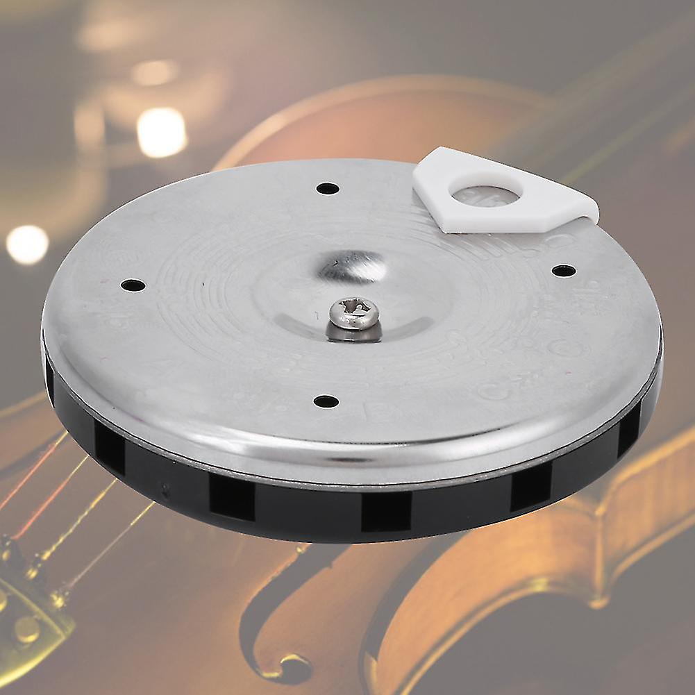 Circular tuning of metal instruments, chromatic tuning fork for violin