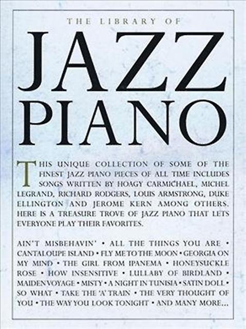 The Library Of Jazz Piano by Hal Leonard Publishing Corporation Book Book