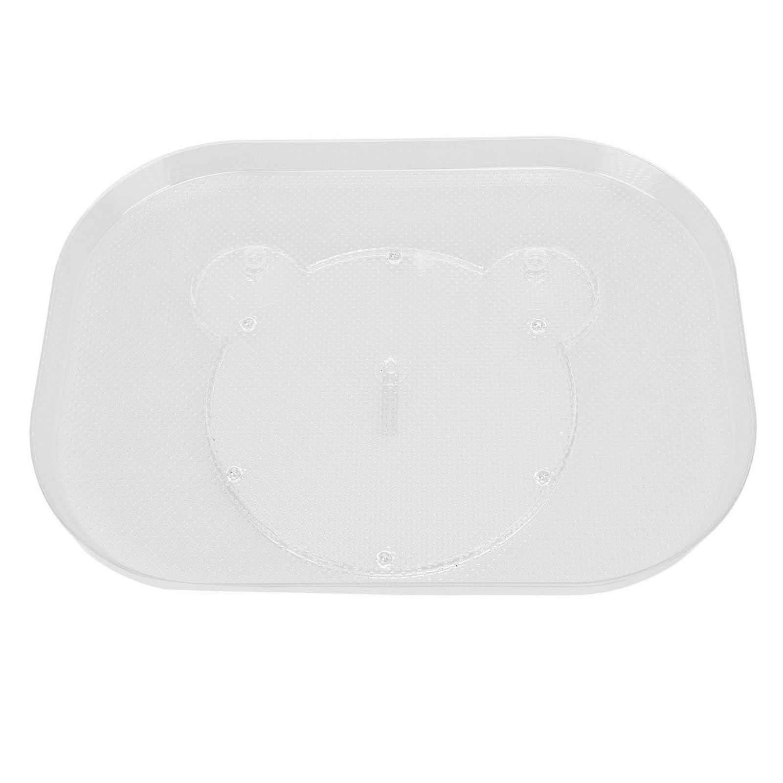 Turntable Storage Organizer 360 Rotation Clear Bear Pattern Rugged Turntable Rack For Refrigerators Pantry Cabinet