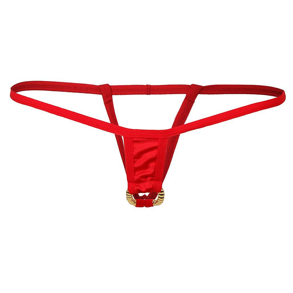 4 farben Herren Unterwäsche mit T-Rücken Niedrige Leibhöhe Mann Bikini G-String String Slip Schwarz