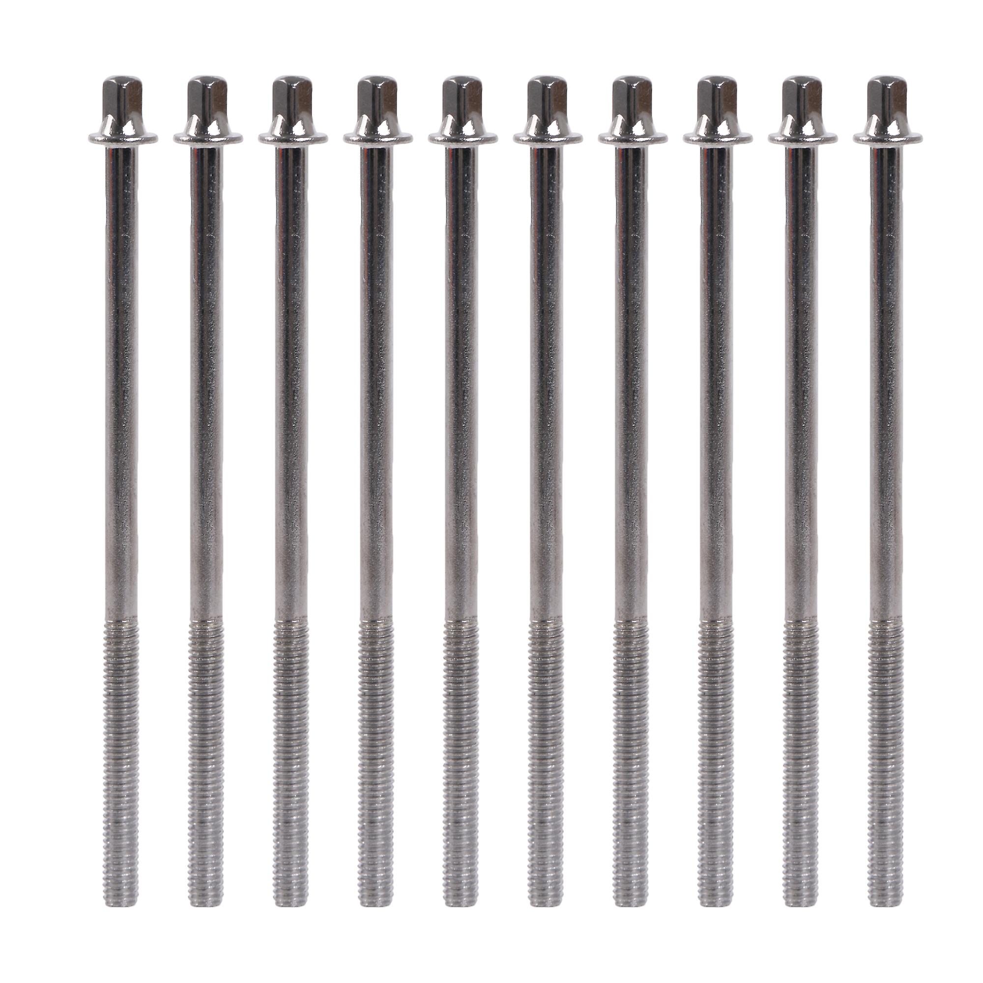10PCS Drum Tension Rods Drum Repair Screw for Drum Accessories M6x120mm