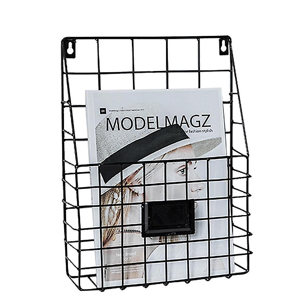 Household Storage Containers Magazine Rack Innovative Simple Wall Decorative Rack Newspaper Document File Storage Shelf